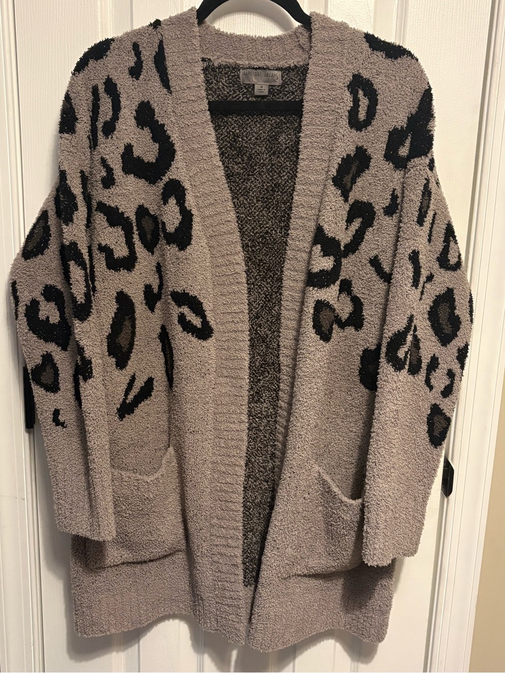Barefoot dreams cozy chic leopard cardigan